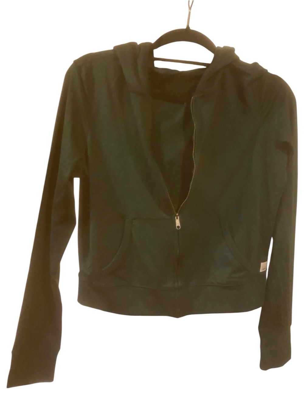 Vuori Halo Mini Full Zip Hoodie EVERGREEN Size Medium